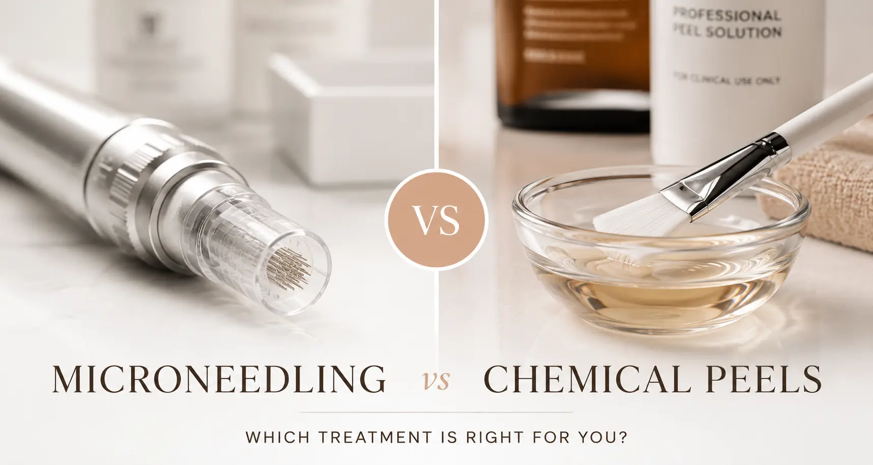 Microneedling vs Chemical Peels